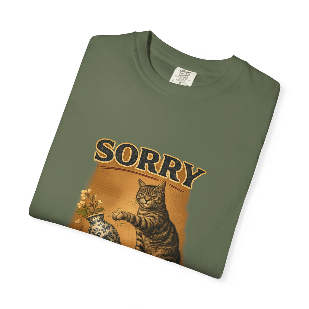 Sorry, It’s What I Do cat T-Shirt | Cat playing with yarn design