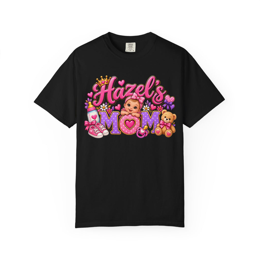 Hazel's Mom T-Shirt — Cute Baby & Teddy Graphic Mother's Day Tee