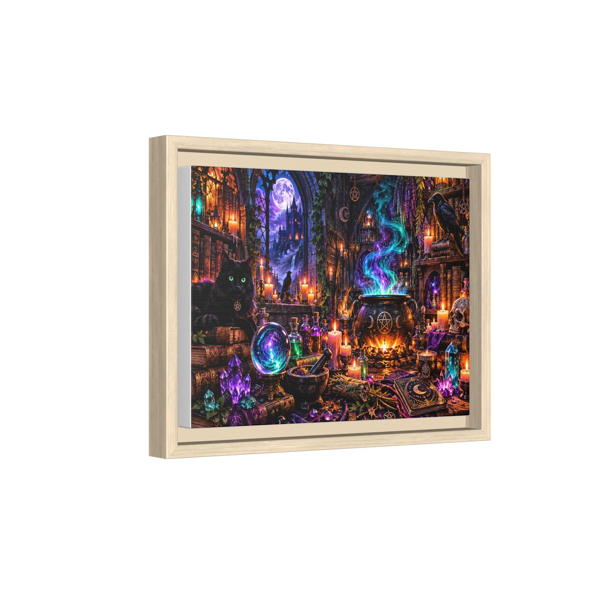 Mystic Witch’s Apothecary Matte Canvas Framed Art