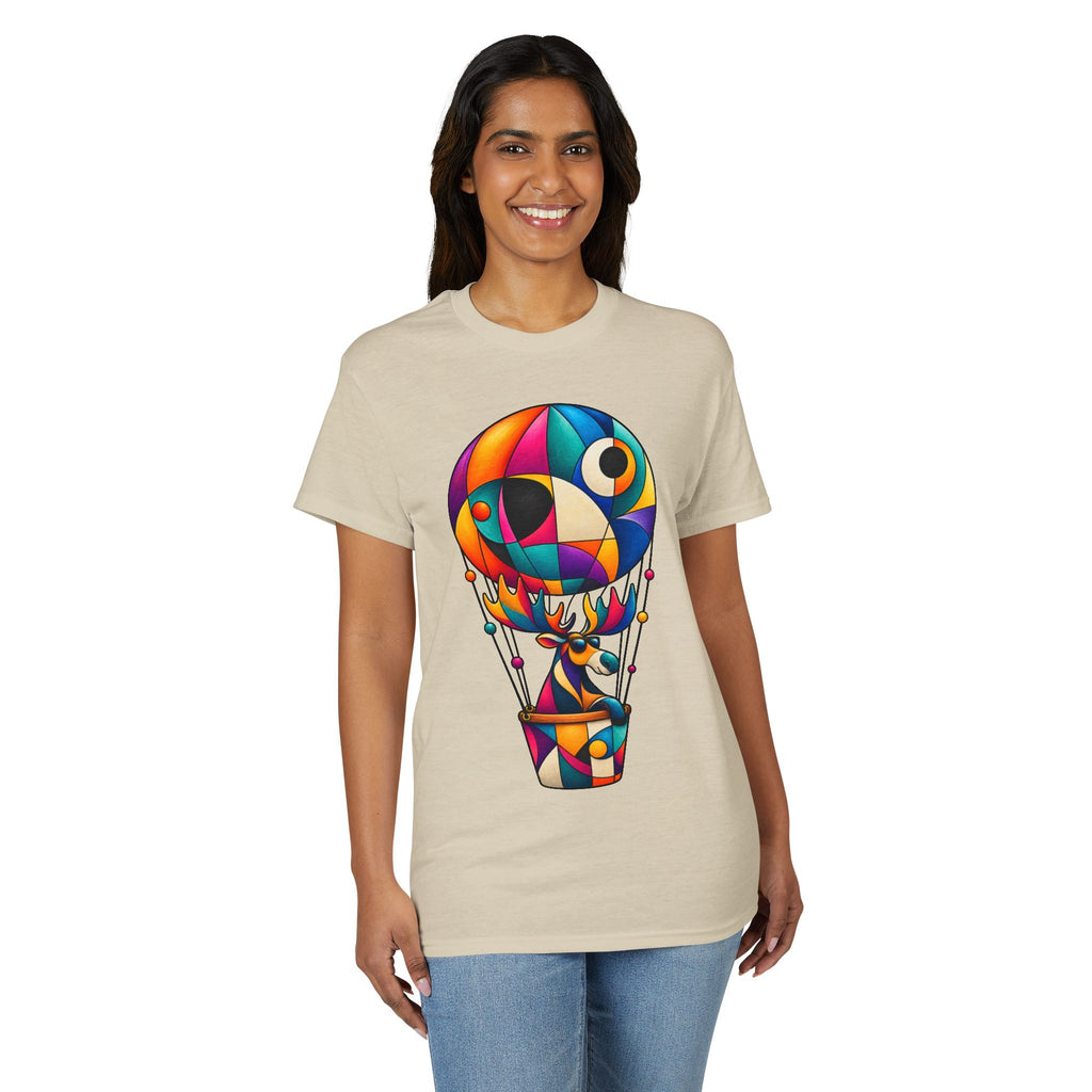 Colorful Geometric Hot Air Balloon T-Shirt
