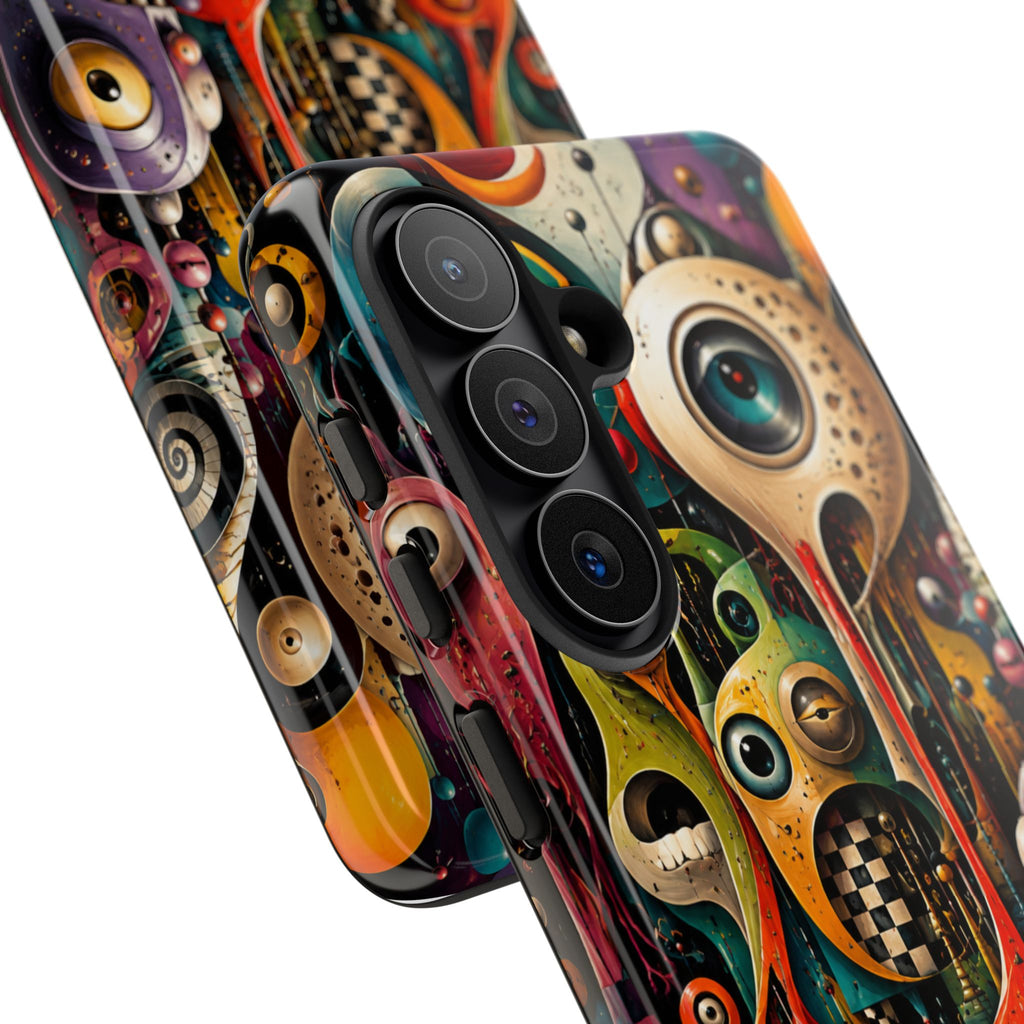 Surreal Monster Art Phone Case — Colorful Abstract Creature Design