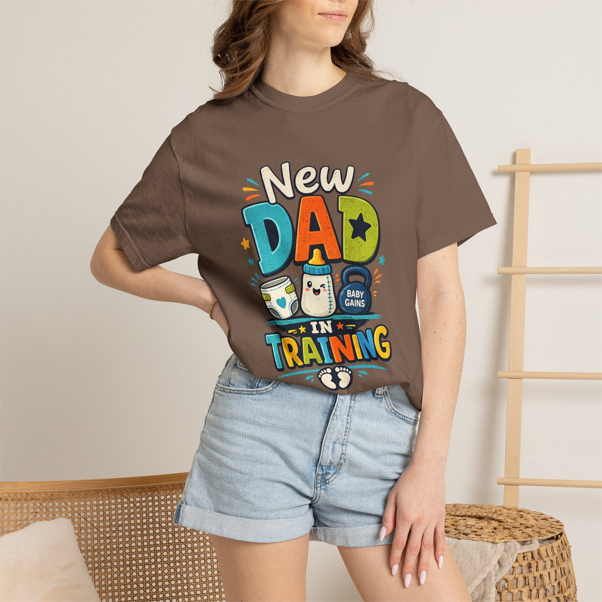 New Dad In Training Tee Shirt
