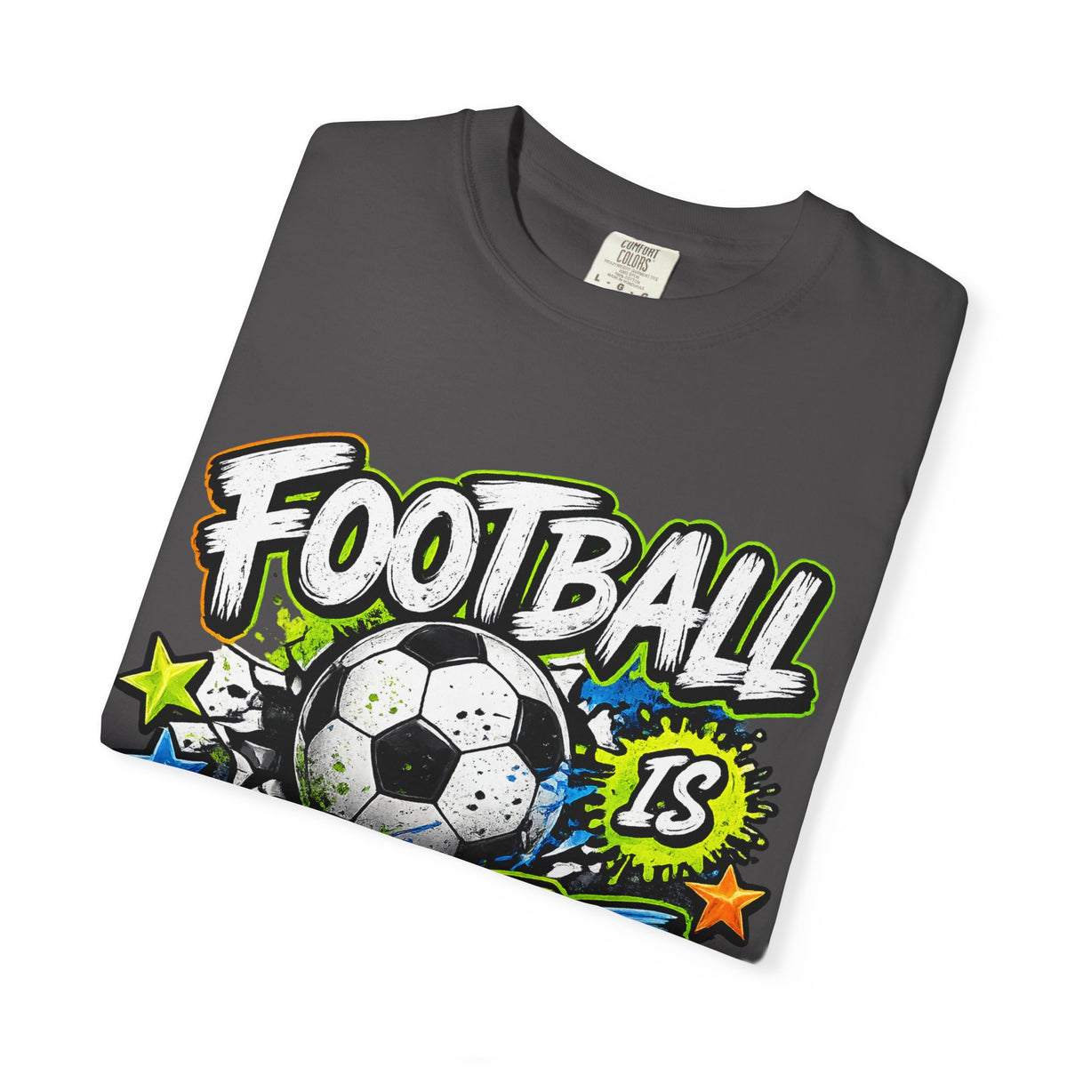 Football Is Life T-shirt | Soccer Ball Graphic Tee, Youth Sports