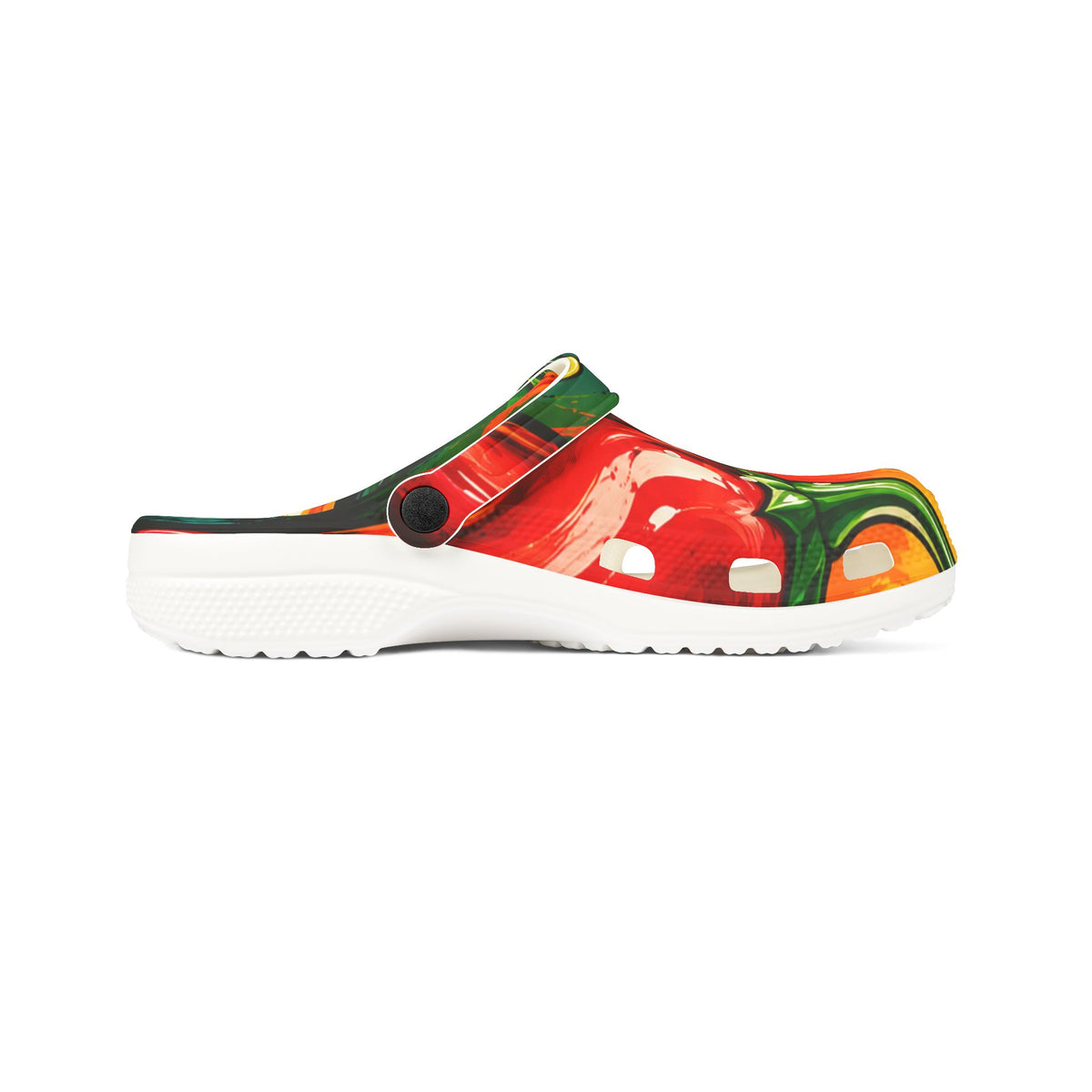 Tomato Print Foam Clogs — Colorful Garden EVA Slip-Ons
