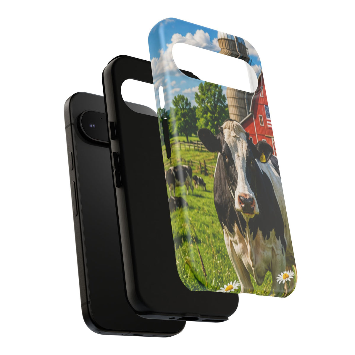 Cow Farm Phone Case — Rustic Barnyard iPhone Cover