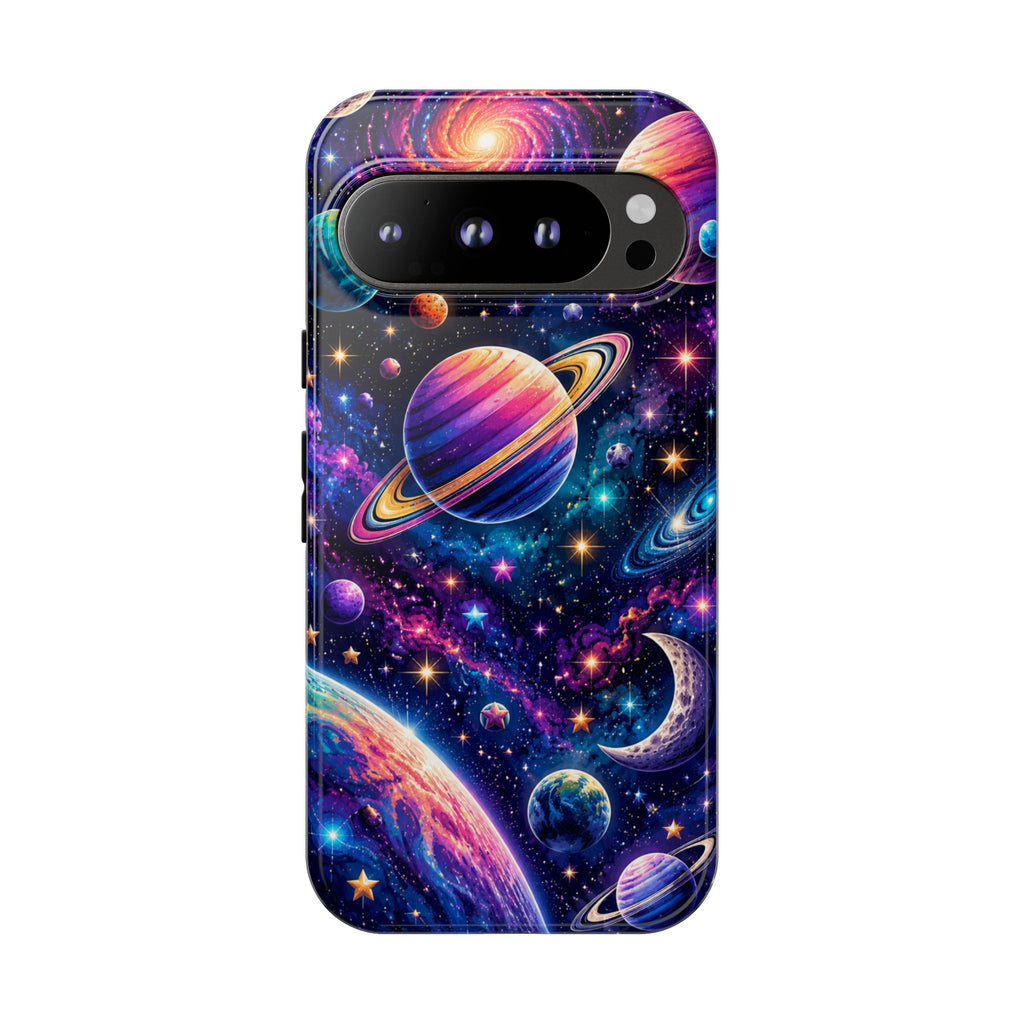 Colorful Galaxy Planets phone case | Tough Case