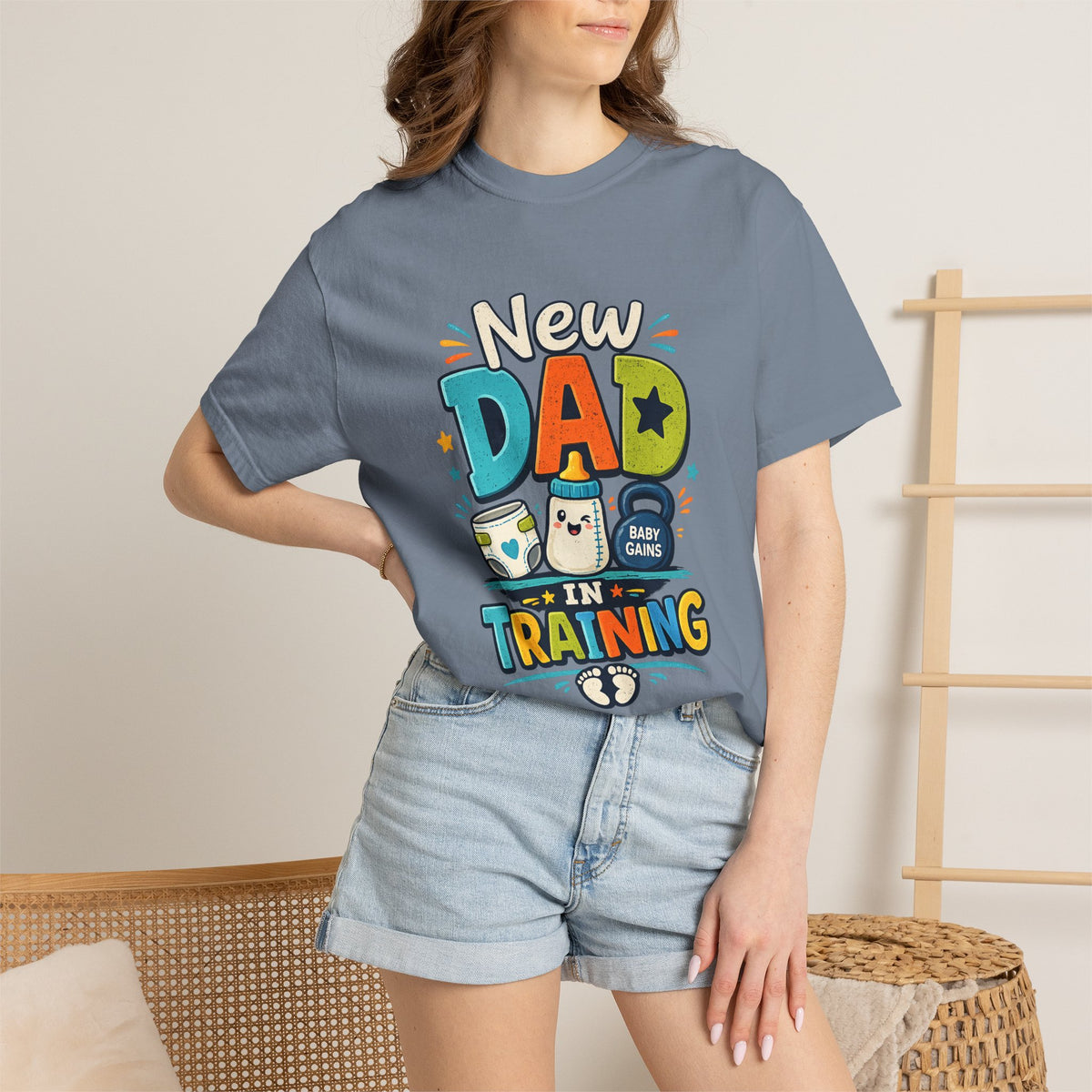 New Dad In Training Tee Shirt