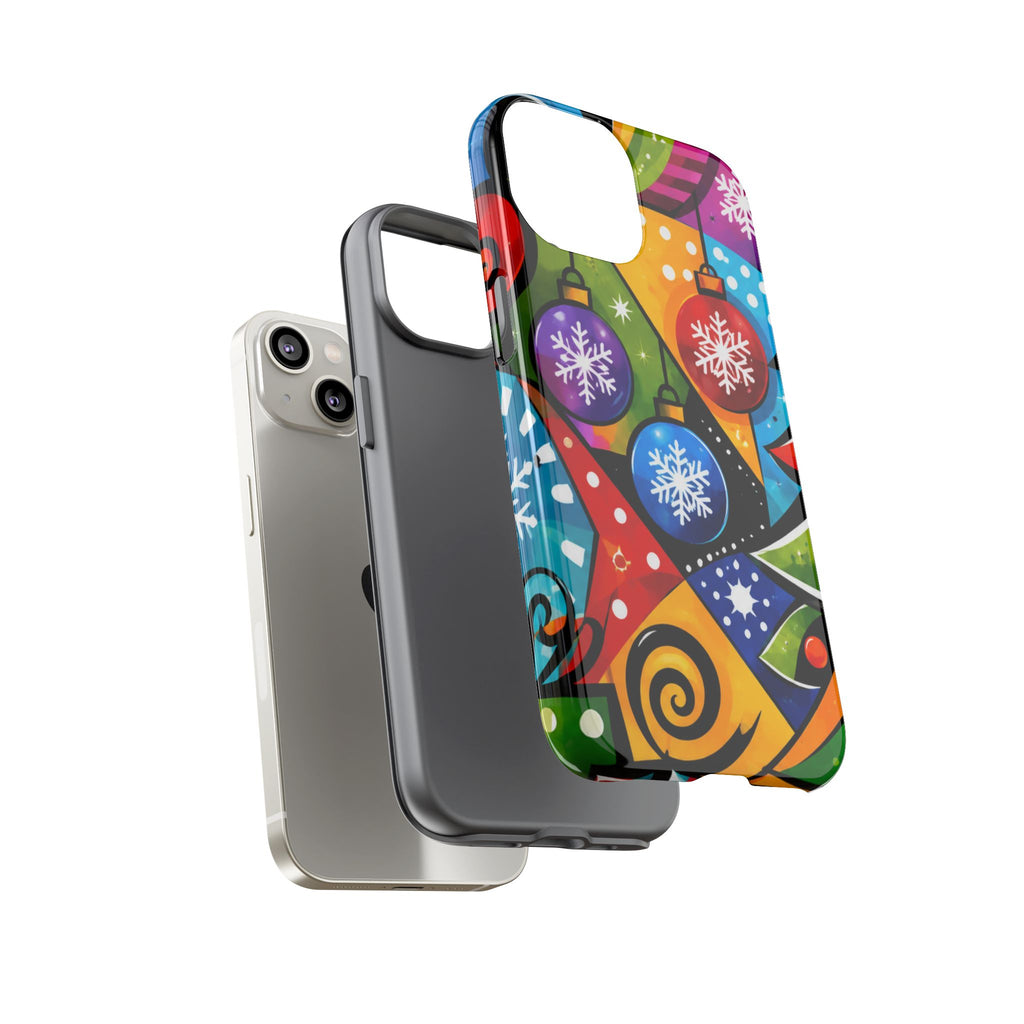 Holiday Ornament Phone Case — Colorful Festive Christmas Design
