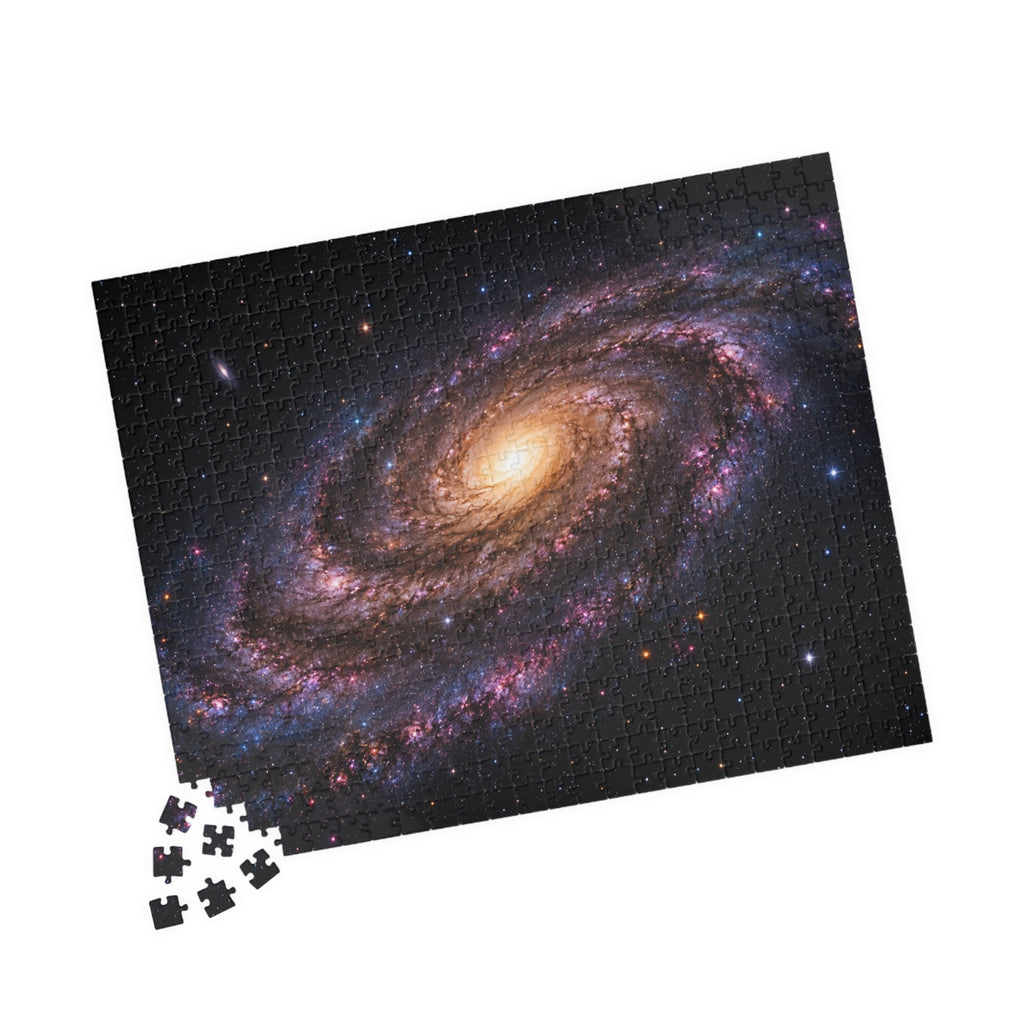 Galaxy Spiral Jigsaw Puzzle — Space Astronomy Puzzle (110/252/520/1014 pcs)