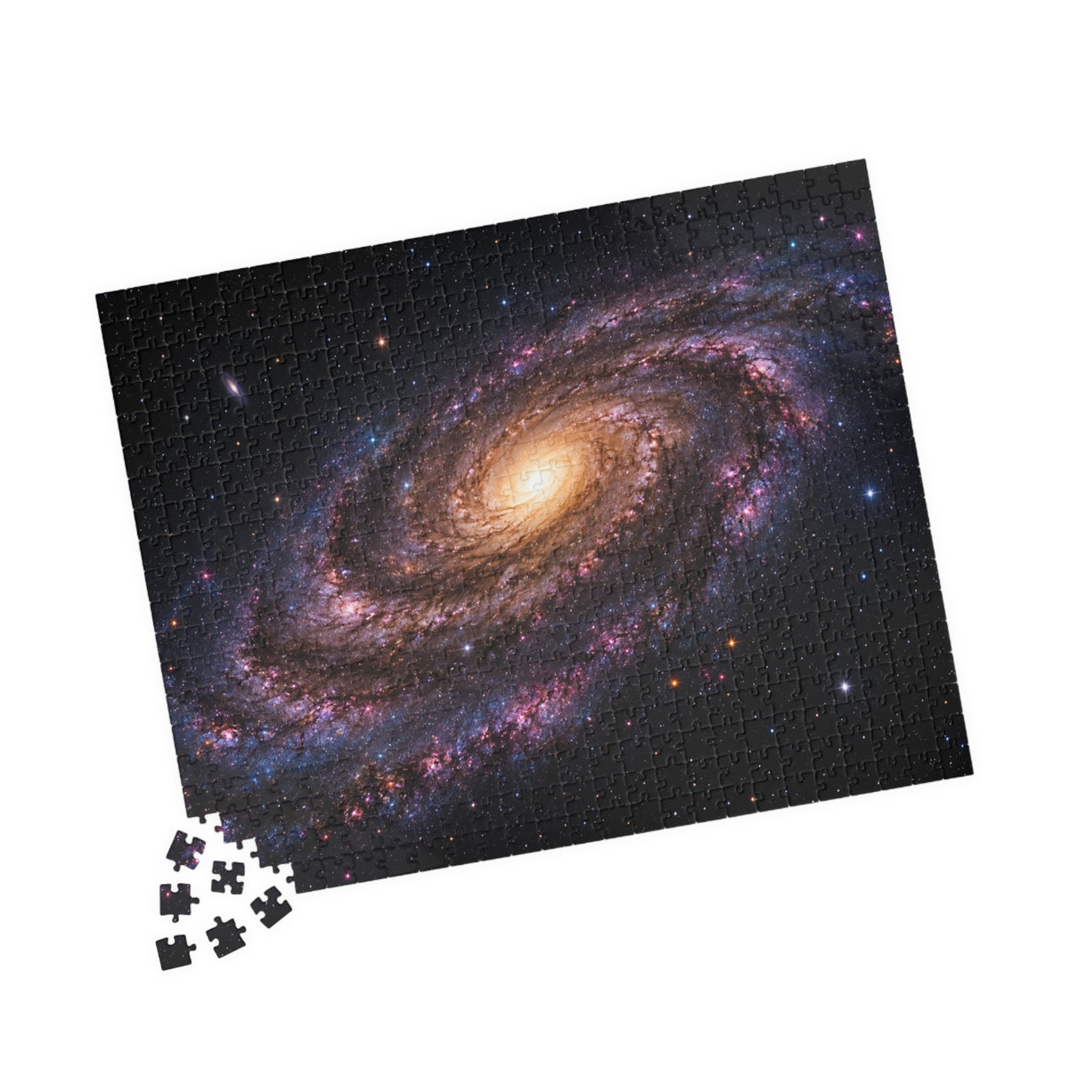 Galaxy Spiral Jigsaw Puzzle — Space Astronomy Puzzle (110/252/520/1014 pcs)