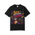 Six String Wizard T-shirt | Guitar Wizard Graphic Tee
