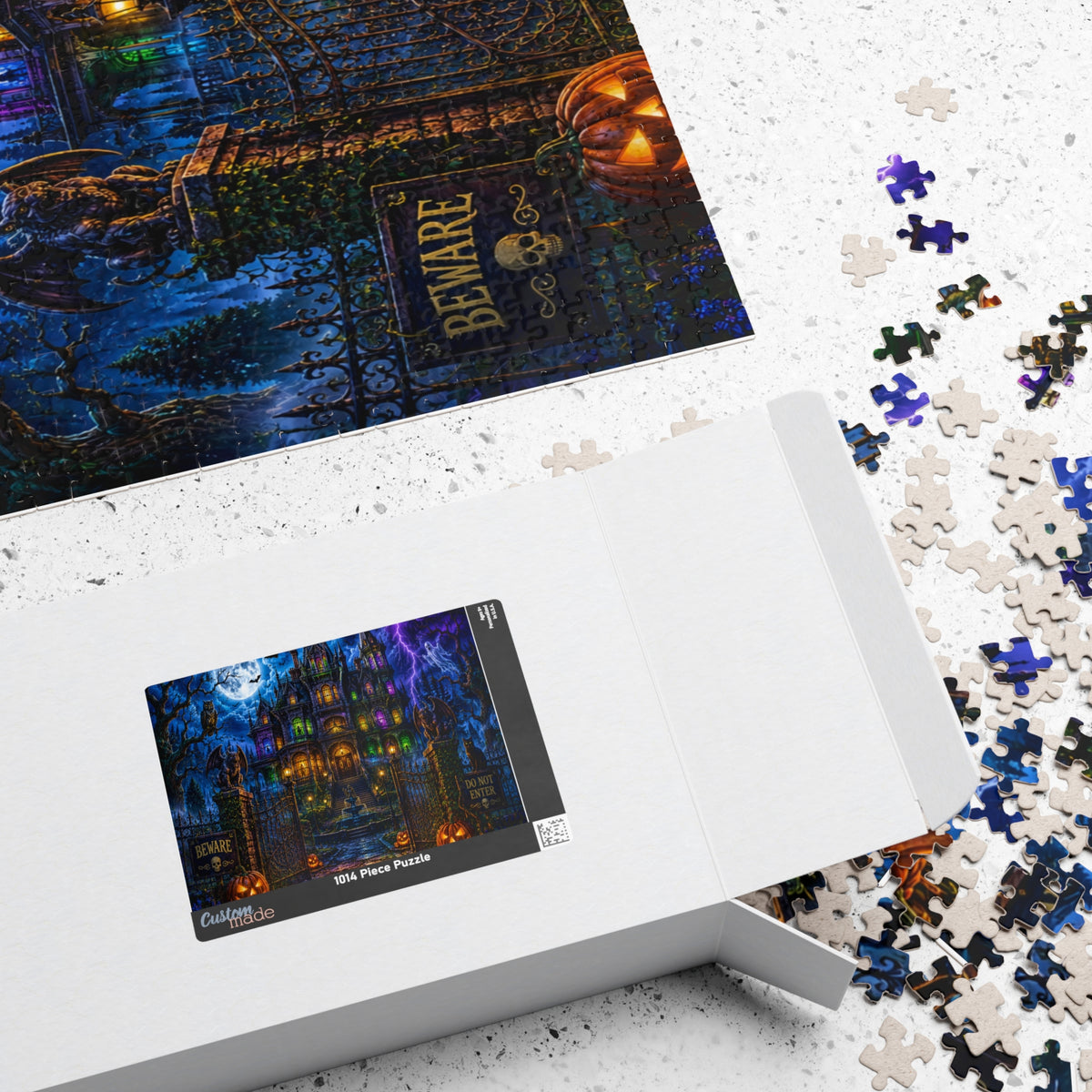 Haunted Mansion Halloween Puzzle | Spooky Night Jigsaw