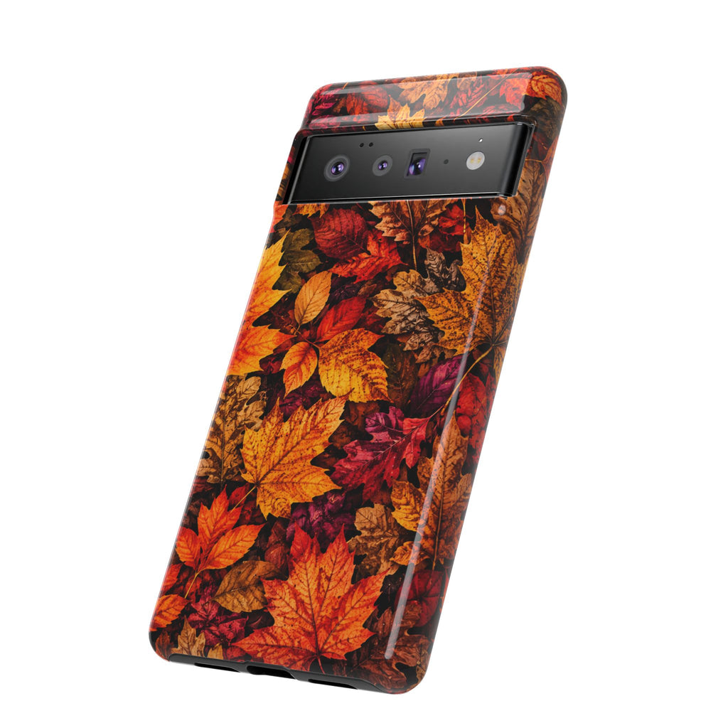 Autumn Leaves Tough Phone Case — Fall Foliage Protective Cover