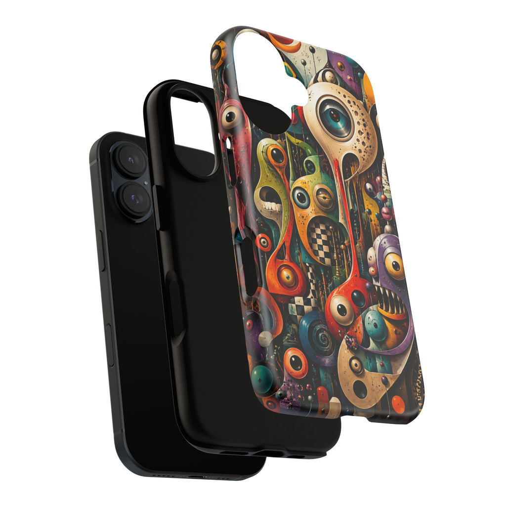 Surreal Monster Art Phone Case — Colorful Abstract Creature Design