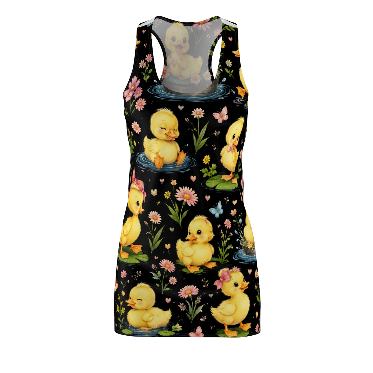 Women's Cut & Sew Racerback Dress (AOP)