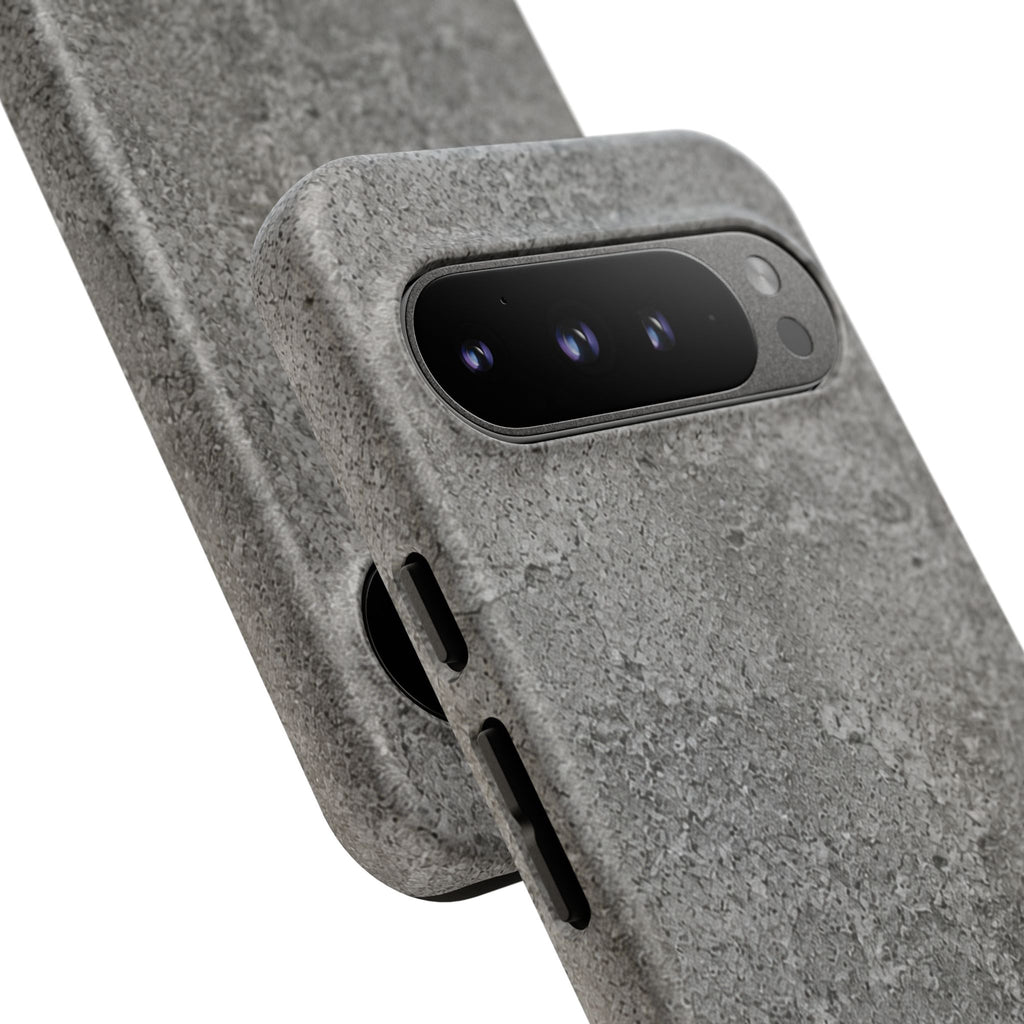 Concrete Texture Phone Case — Rugged Grey Protective iPhone Cover