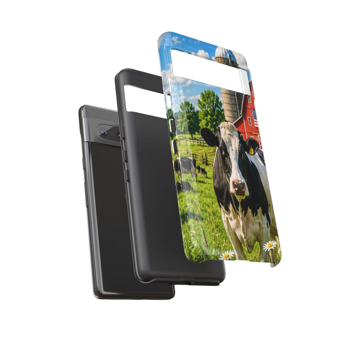 Cow Farm Phone Case — Rustic Barnyard iPhone Cover