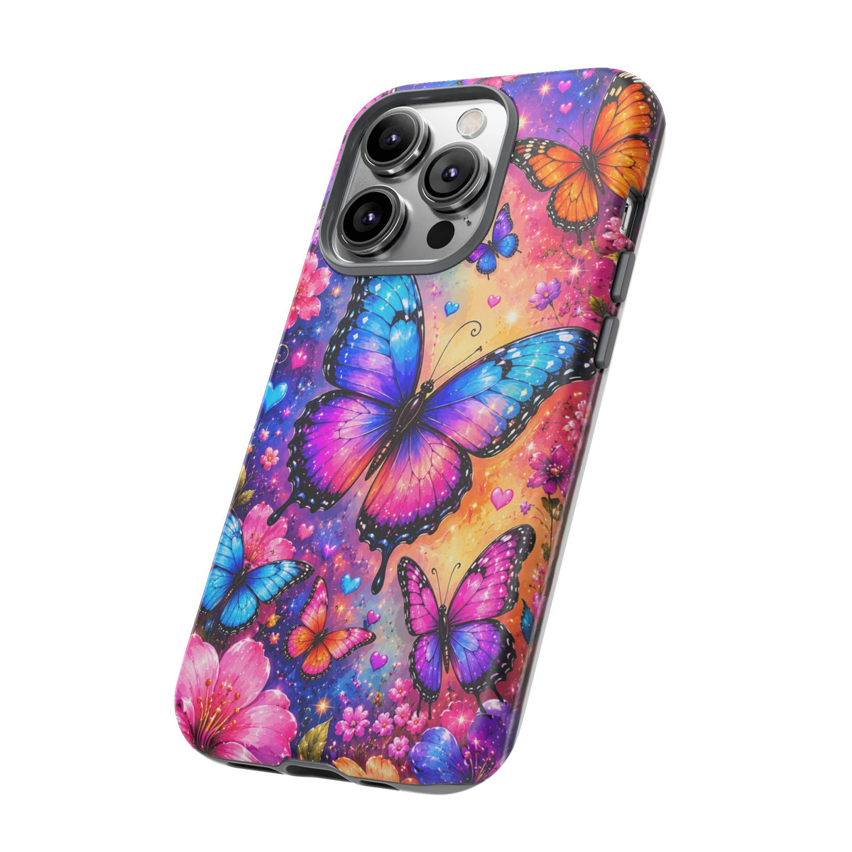 Colorful Butterfly Pattern Phone Case | Tough Cases