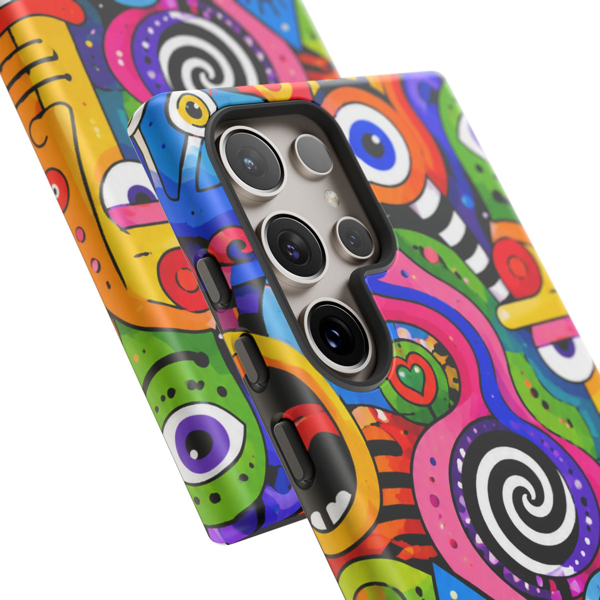 Colorful Abstract Doodle Tough Phone Case
