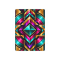 Poker Playing Cards — Geometric Art Deco Deck with Vibrant Teal, Magenta & Gold Back