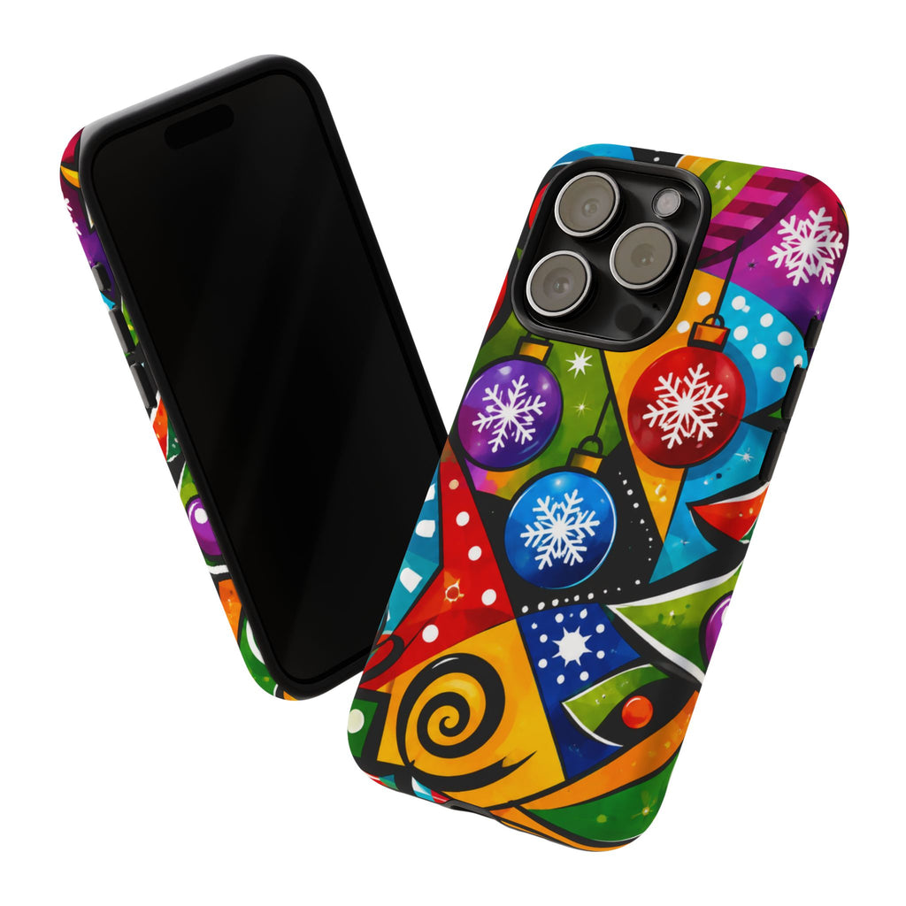 Holiday Ornament Phone Case — Colorful Festive Christmas Design