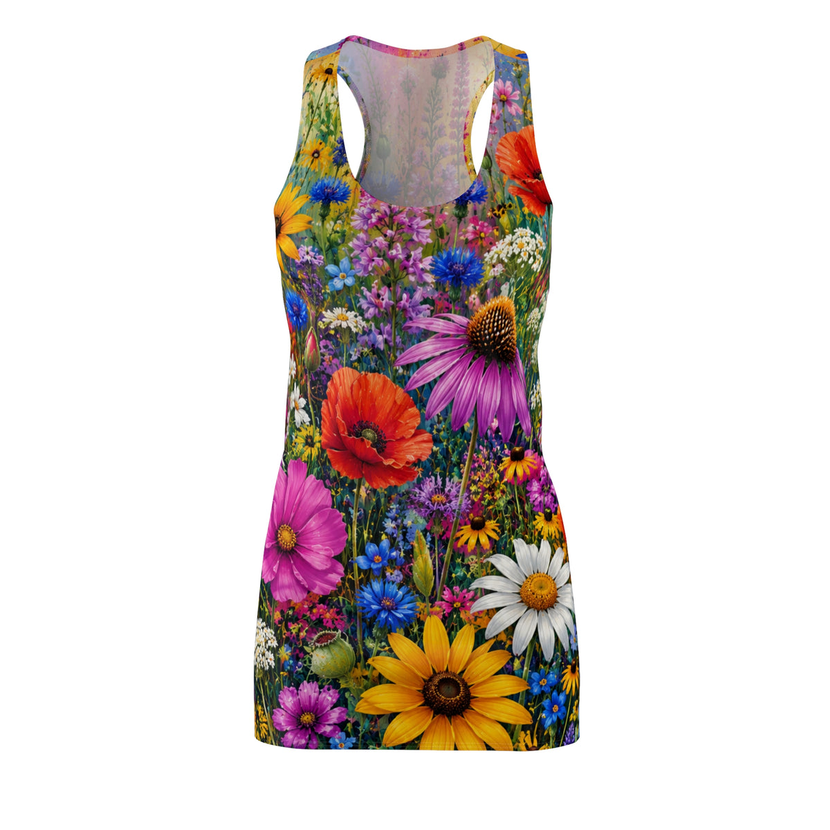 Wildflower Meadow Racerback Dress | Allover Floral Print