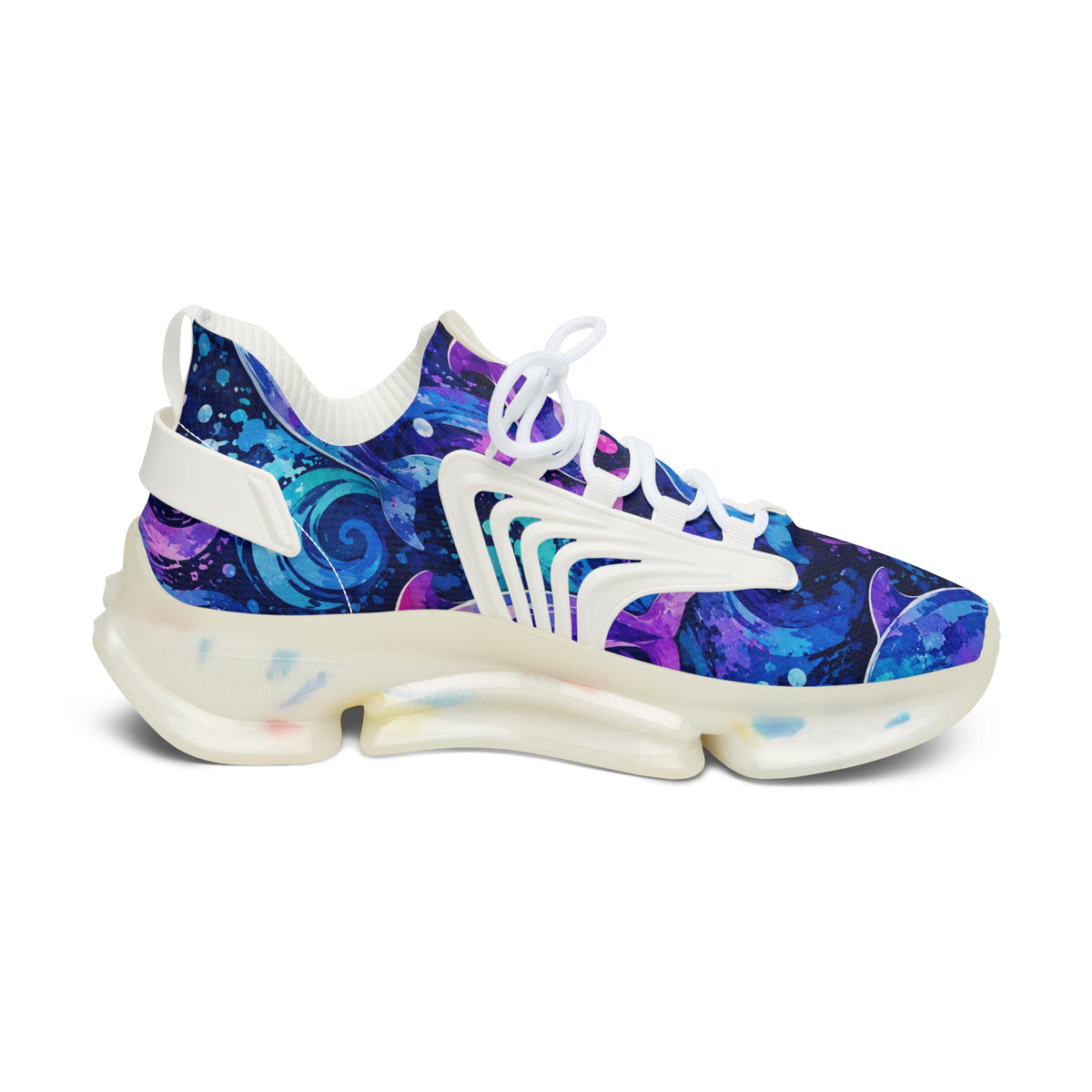 Women's Mesh Sneakers — Galaxy Swirl Athletic Shoes