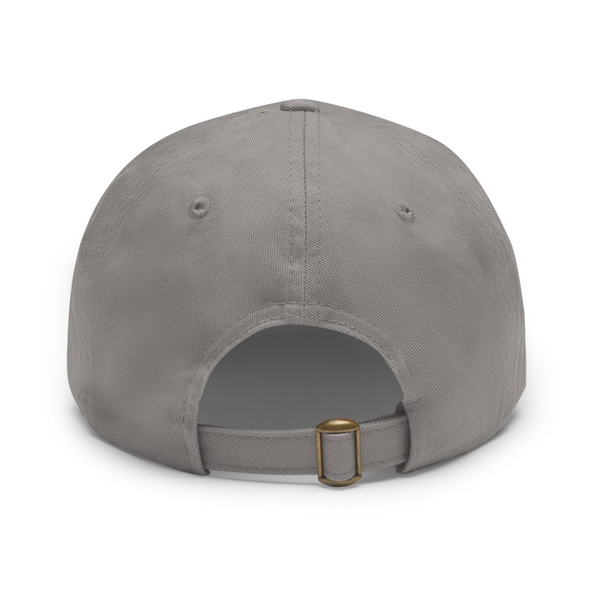 New Jersey Patch Logo Dad Hat | Leather Rectangle Patch