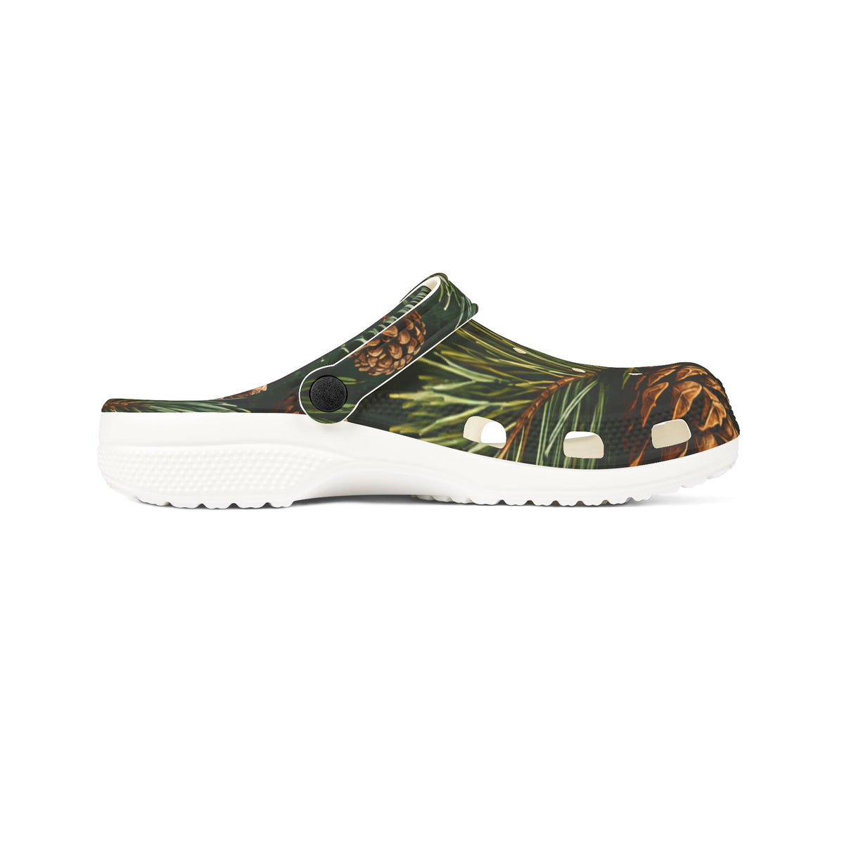 Pinecone Holiday Clog - Cozy Evergreen EVA Foam Shoes