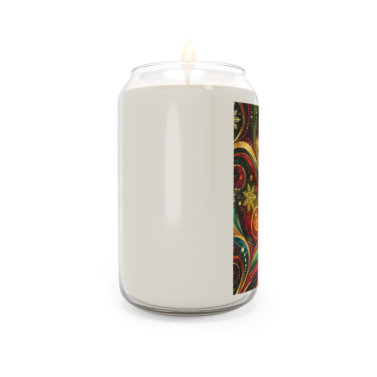 Abstract Holiday Christmas Tree  - Scented Soy Candle — 13.75 oz
