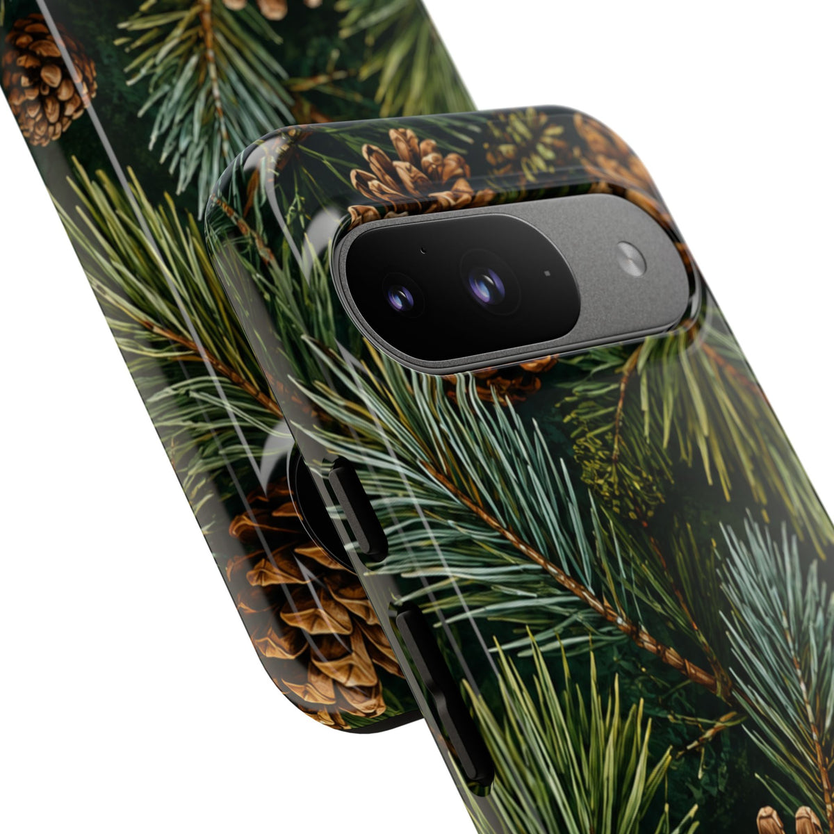 Pinecone Pines Phone Case — Festive Evergreen iPhone Cover