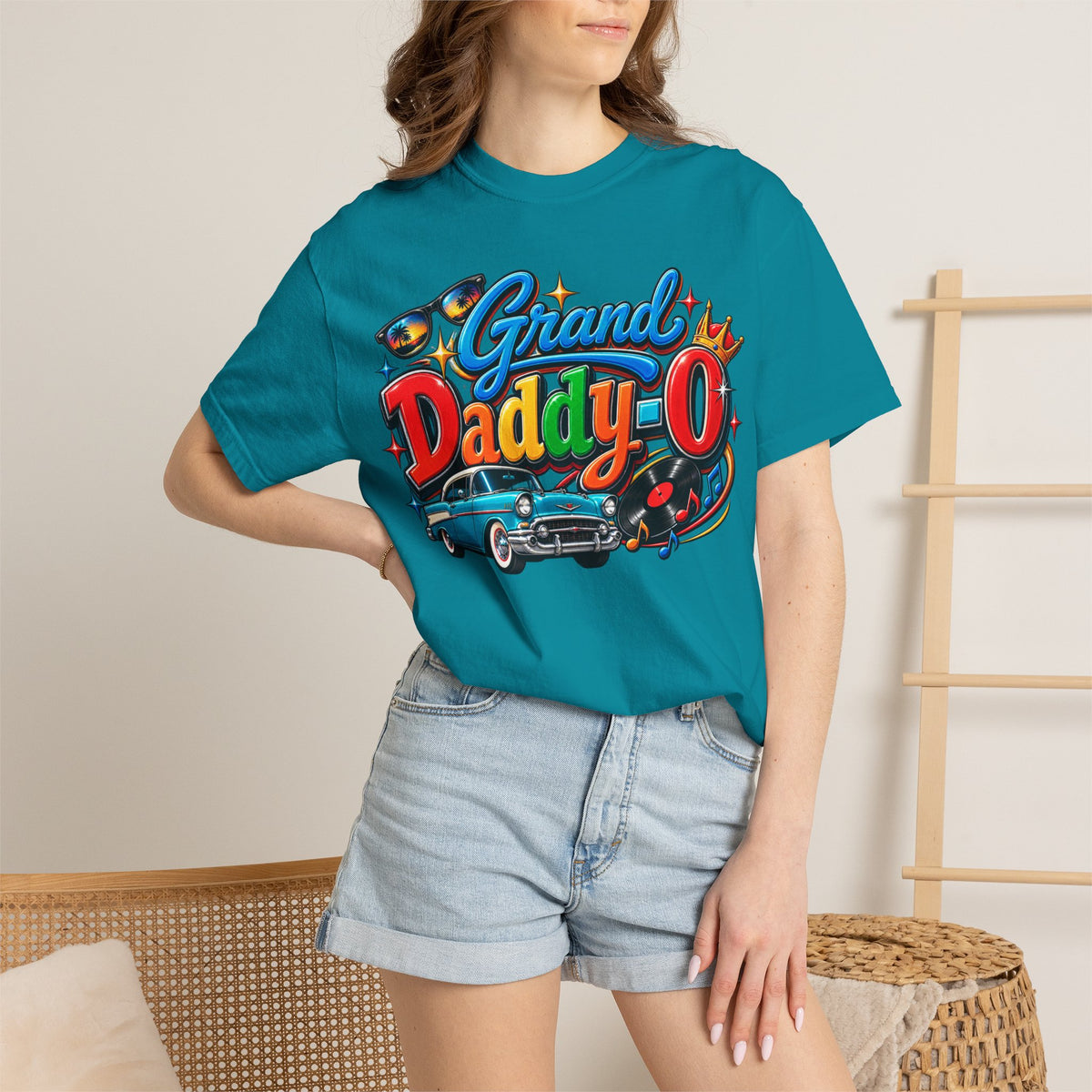 Grand Daddy-O Retro Car Graphic T-Shirt