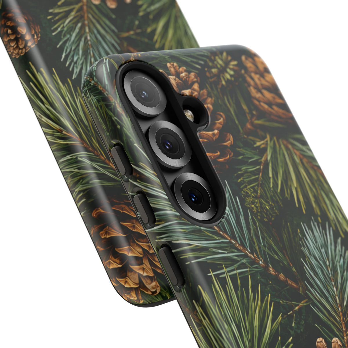 Pinecone Pines Phone Case — Festive Evergreen iPhone Cover