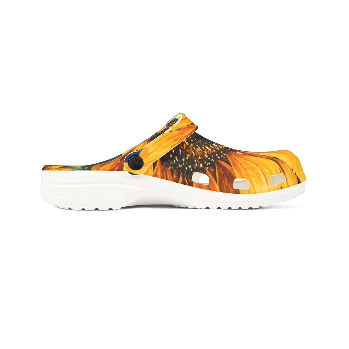 Sunflower EVA Foam Clogs — Floral Garden Slip-On Shoes