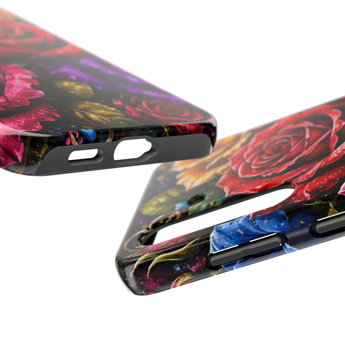 Tough Phone Case — Vibrant Rose Garden Protective Phone Cover