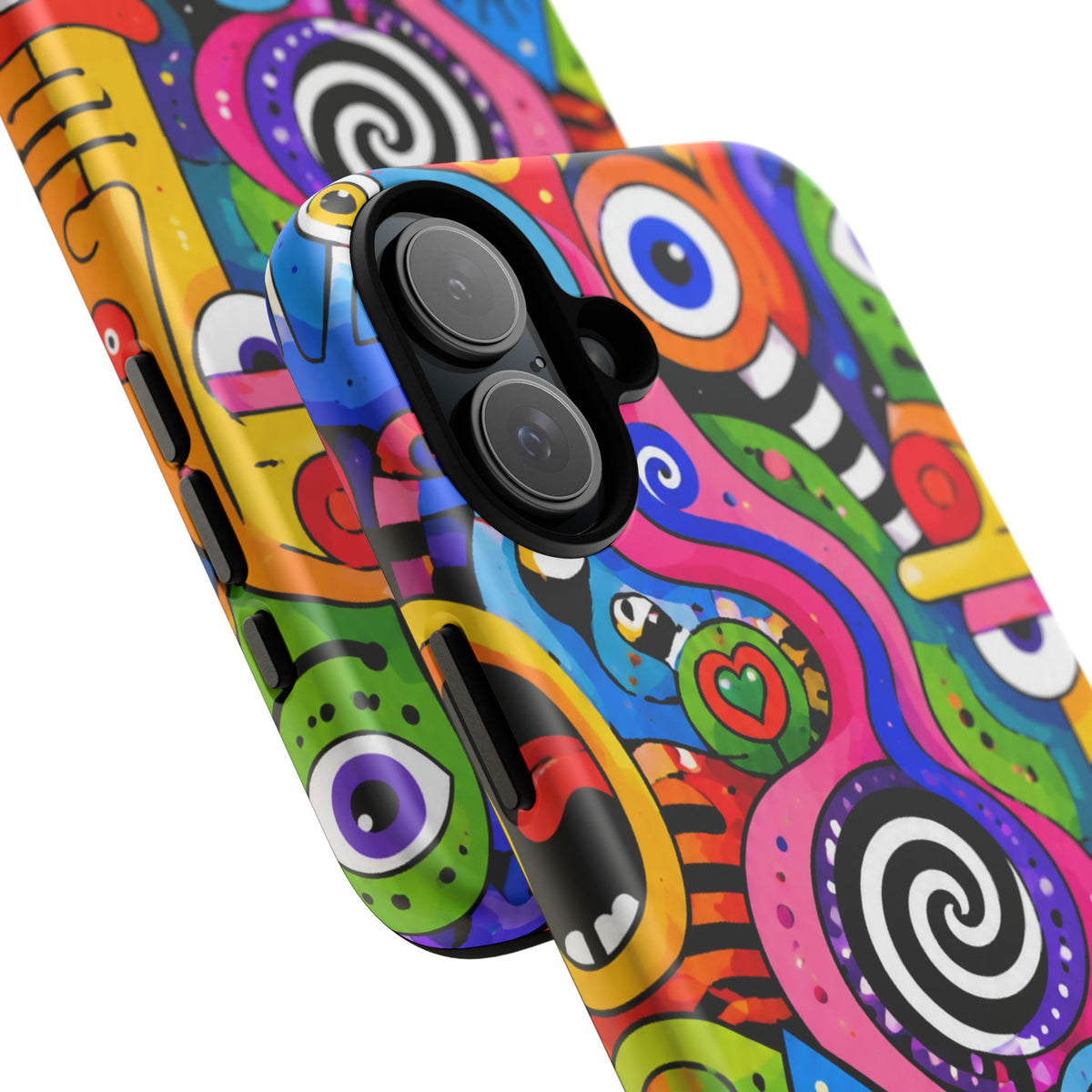 Colorful Abstract Doodle Tough Phone Case