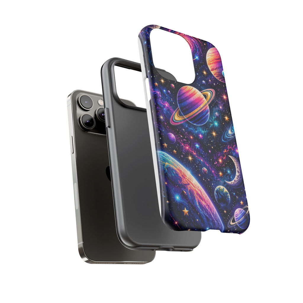 Colorful Galaxy Planets phone case | Tough Case