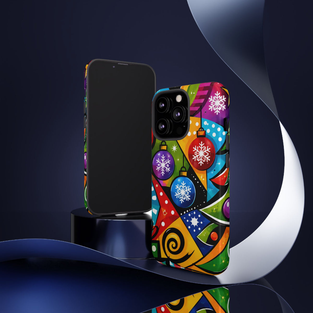 Holiday Ornament Phone Case — Colorful Festive Christmas Design