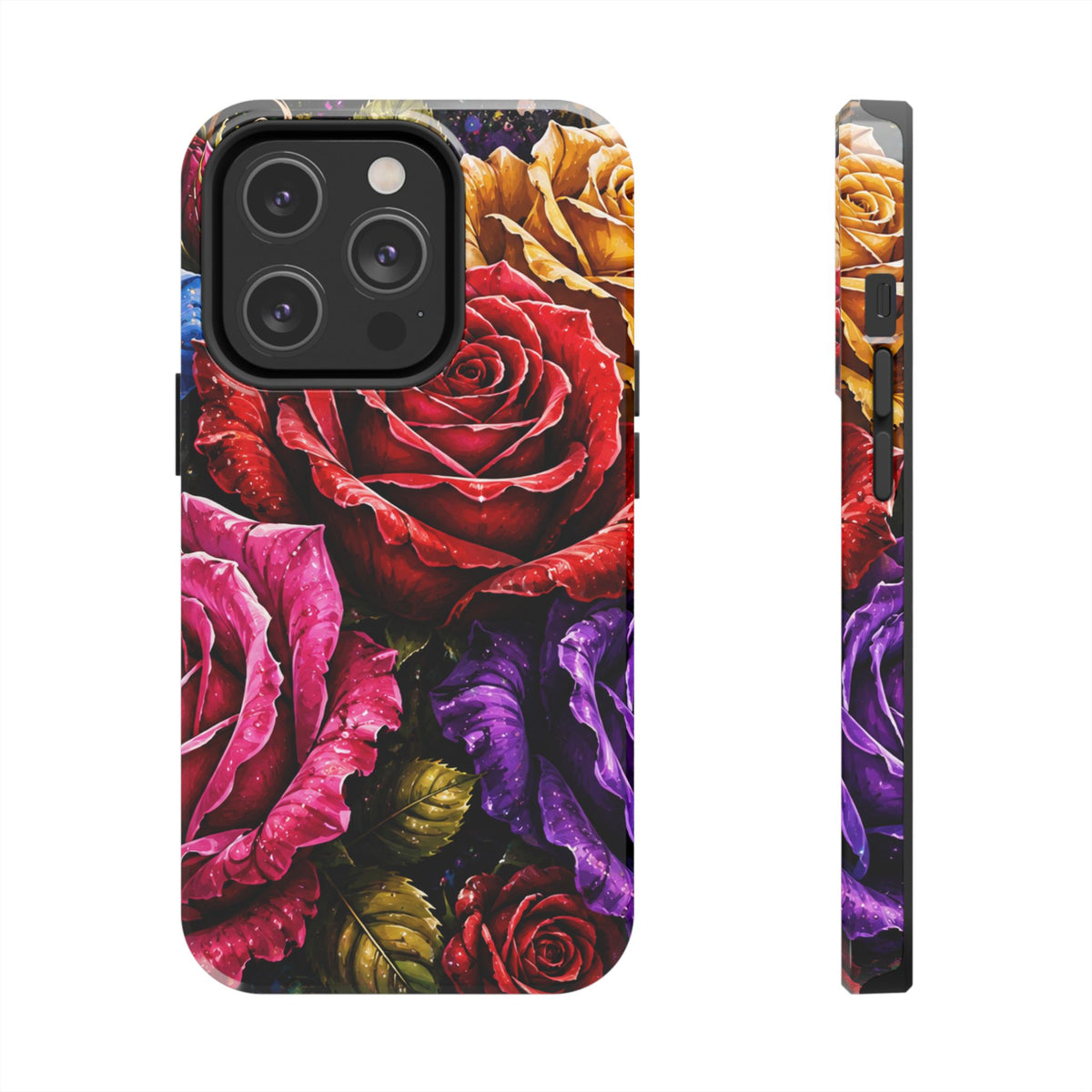 Tough Phone Case — Vibrant Rose Garden Protective Phone Cover
