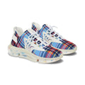 Plaid Mesh Sneakers — Women’s Lightweight Breathable Fashion Trainers