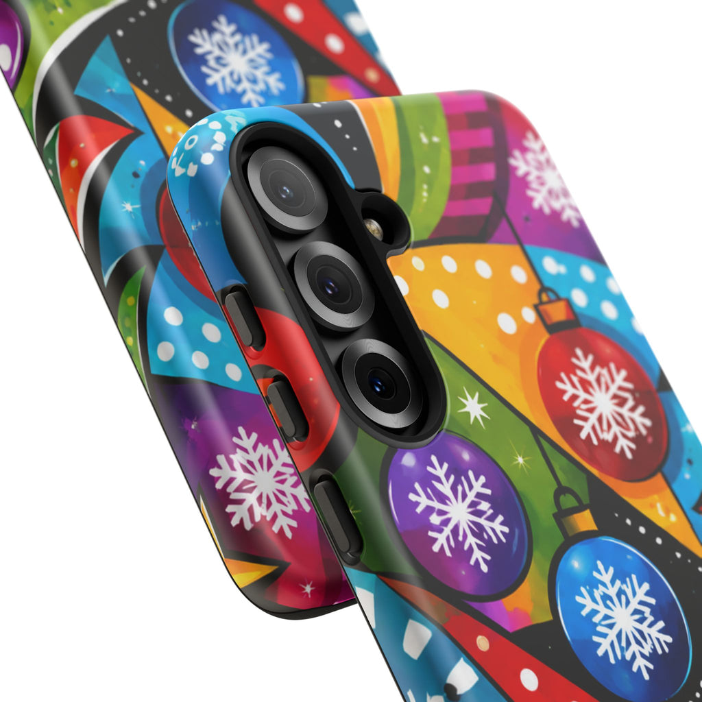 Holiday Ornament Phone Case — Colorful Festive Christmas Design