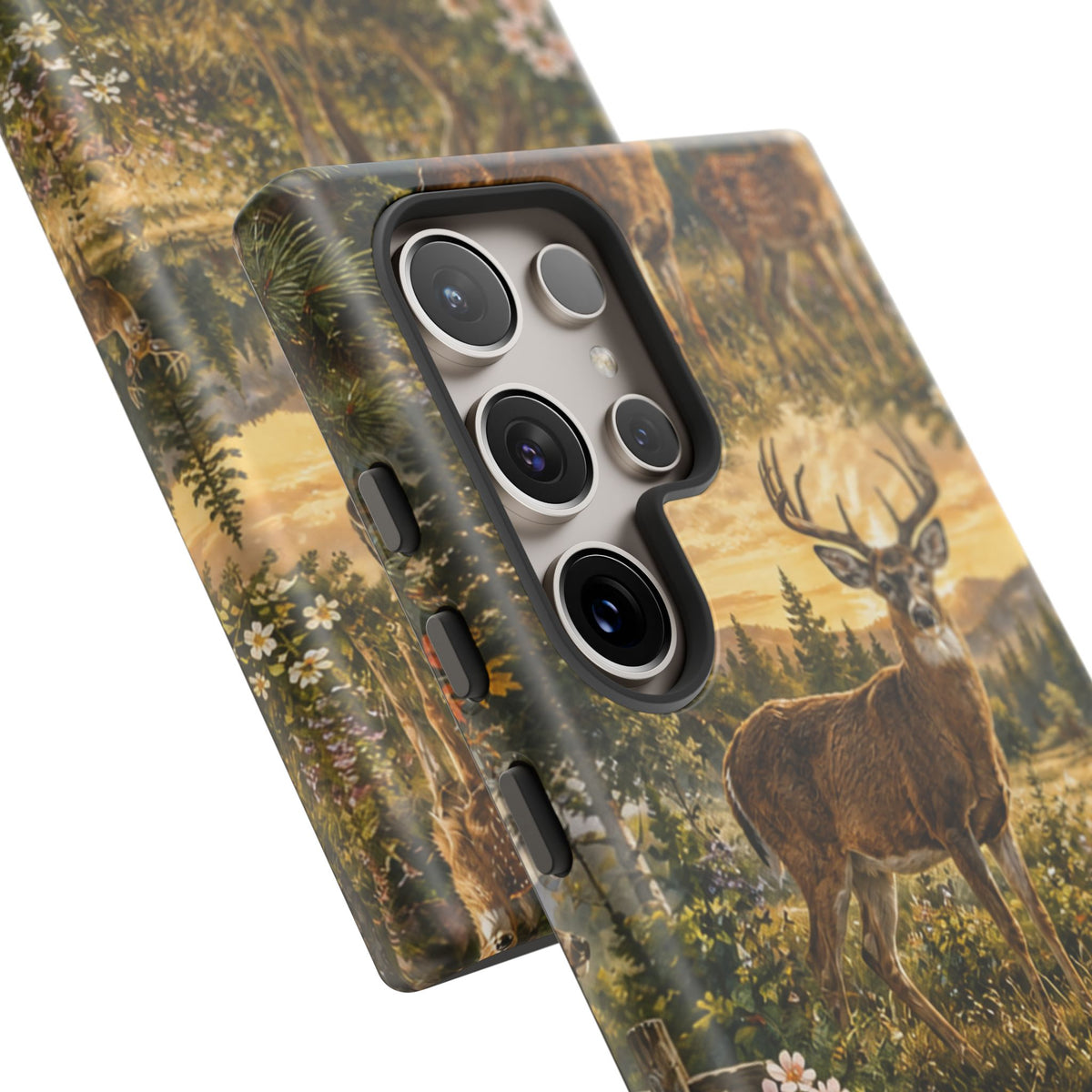 Deer Forest Phone Case — Woodland Bucks Nature iPhone Cover