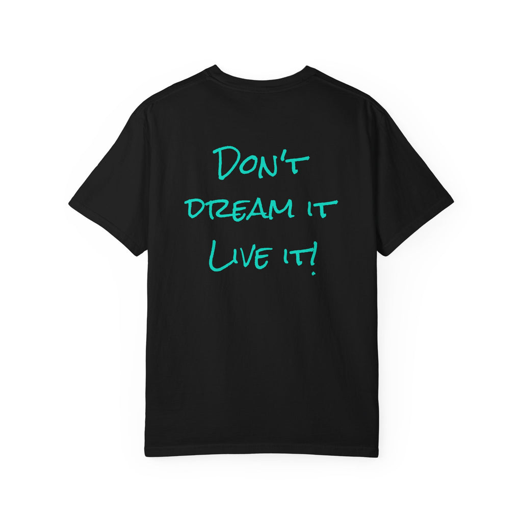 Don't Dream It Live It Tee — Floral Goddess Graphic T-Shirt
