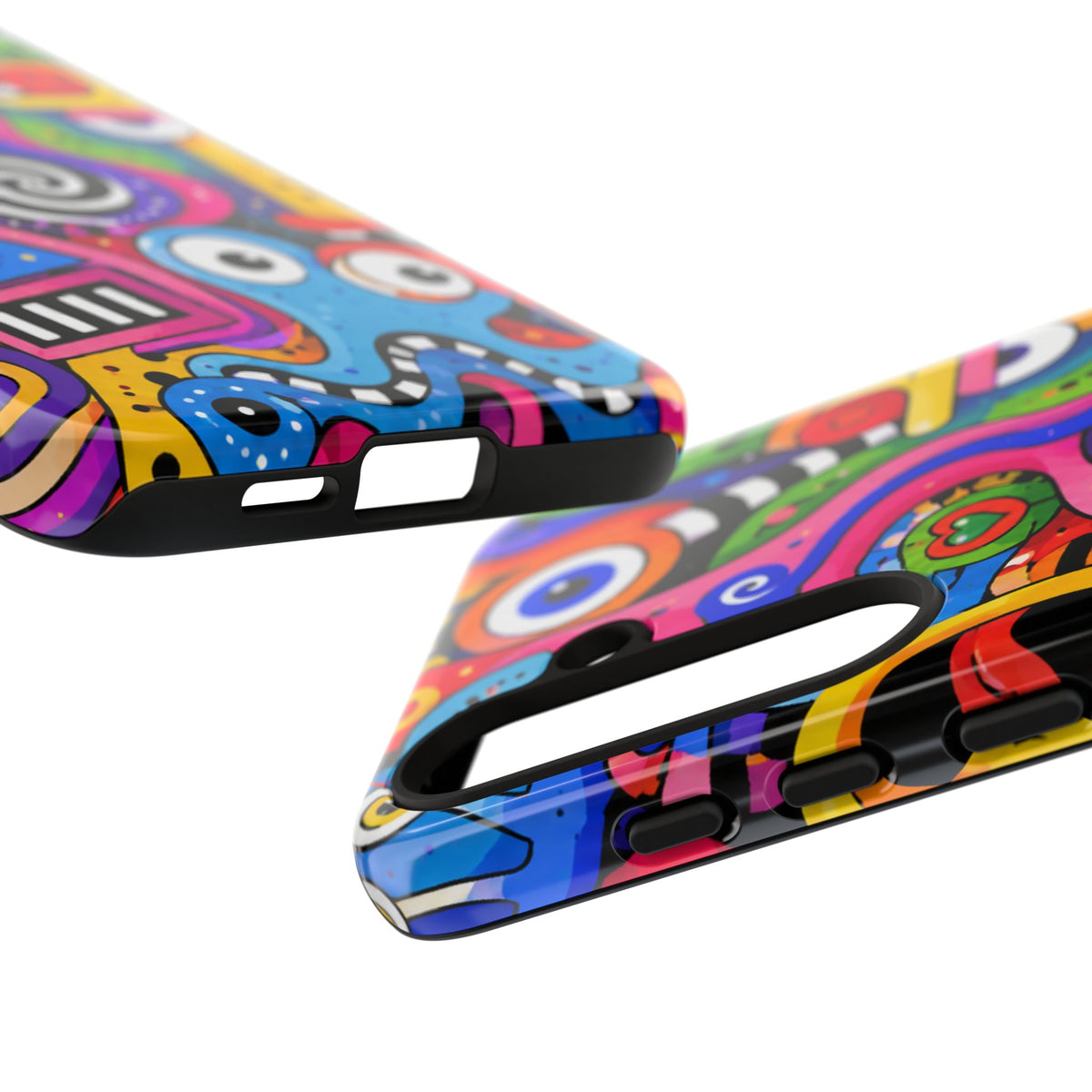 Colorful Abstract Doodle Tough Phone Case