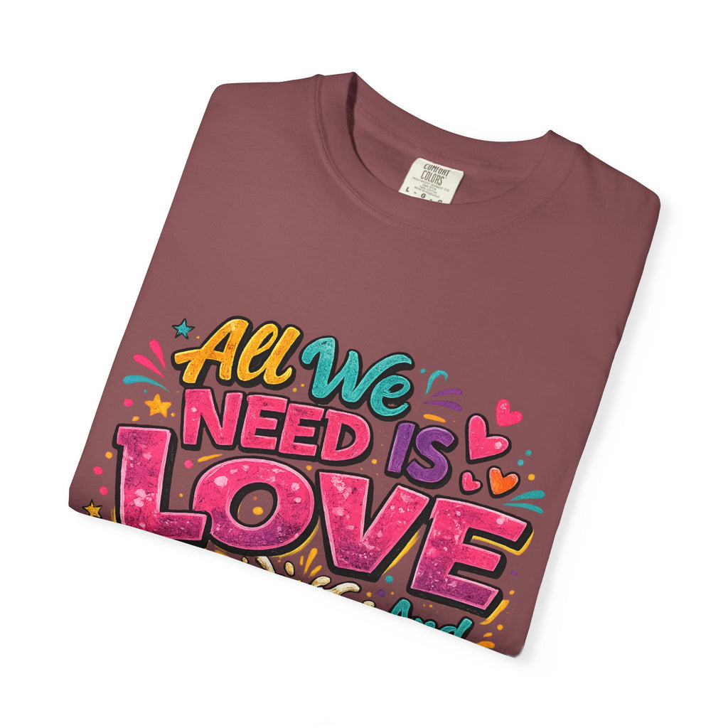 All We Need Is Love and Beer T-Shirt | Beer Graphic Tee