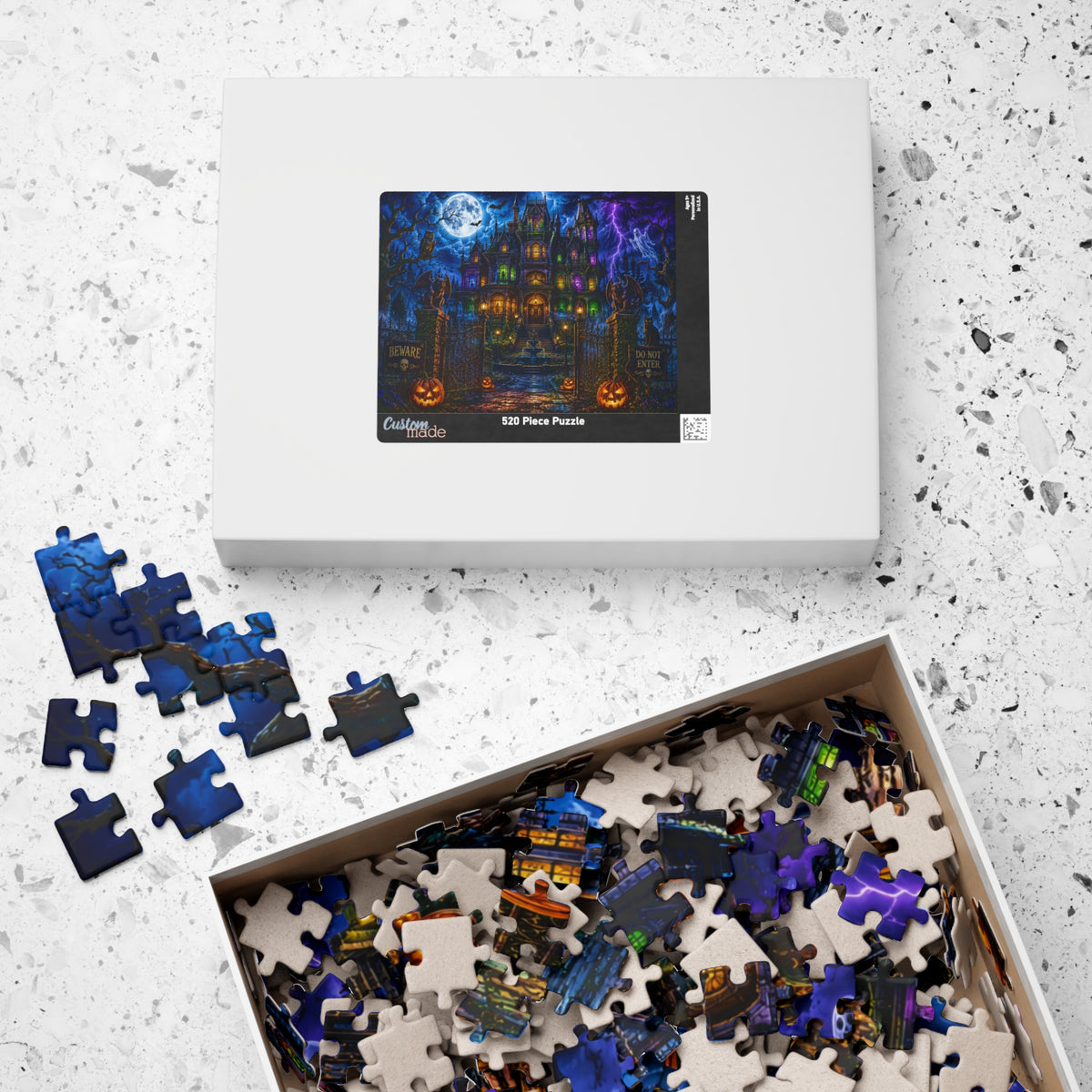 Haunted Mansion Halloween Puzzle | Spooky Night Jigsaw