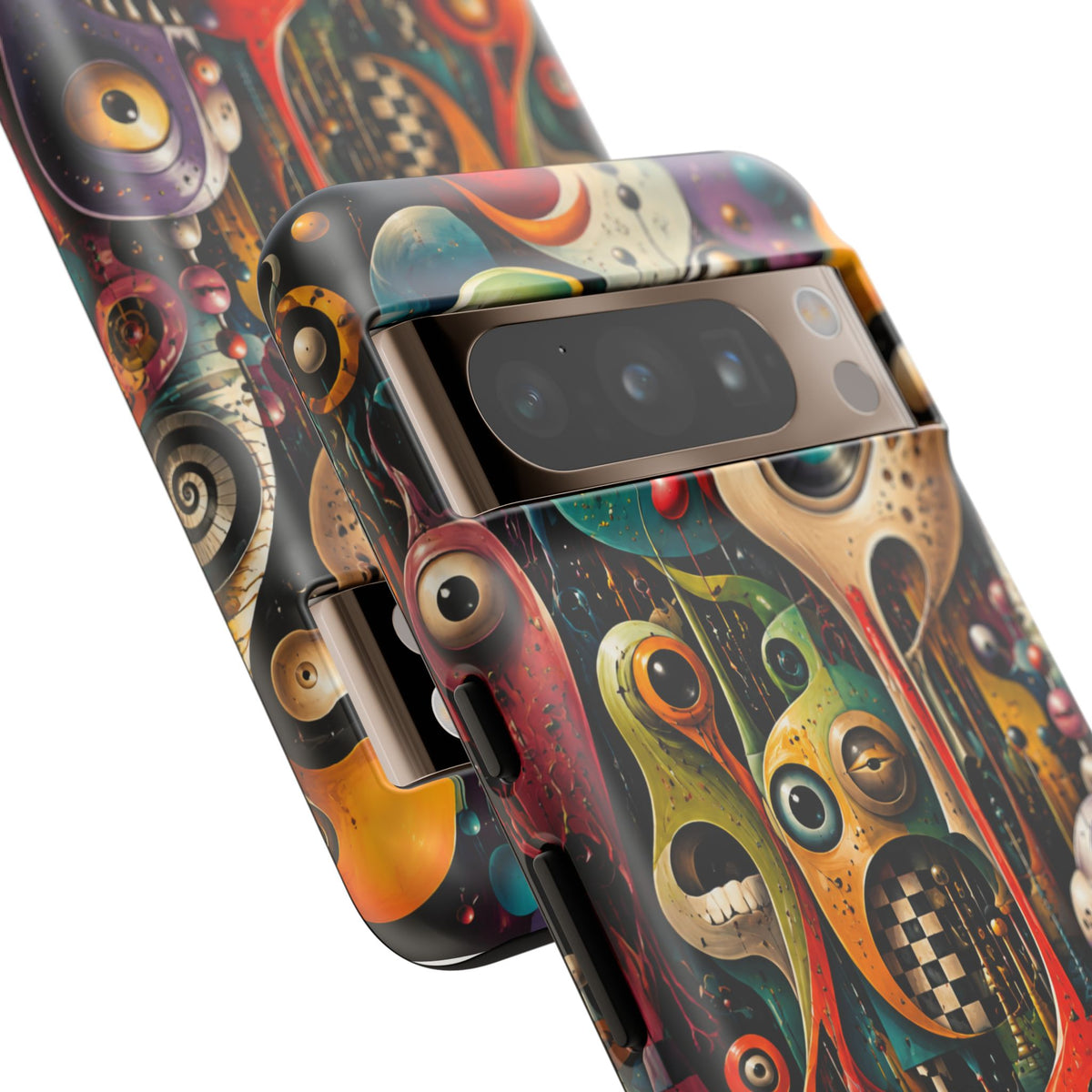 Surreal Monster Art Phone Case — Colorful Abstract Creature Design