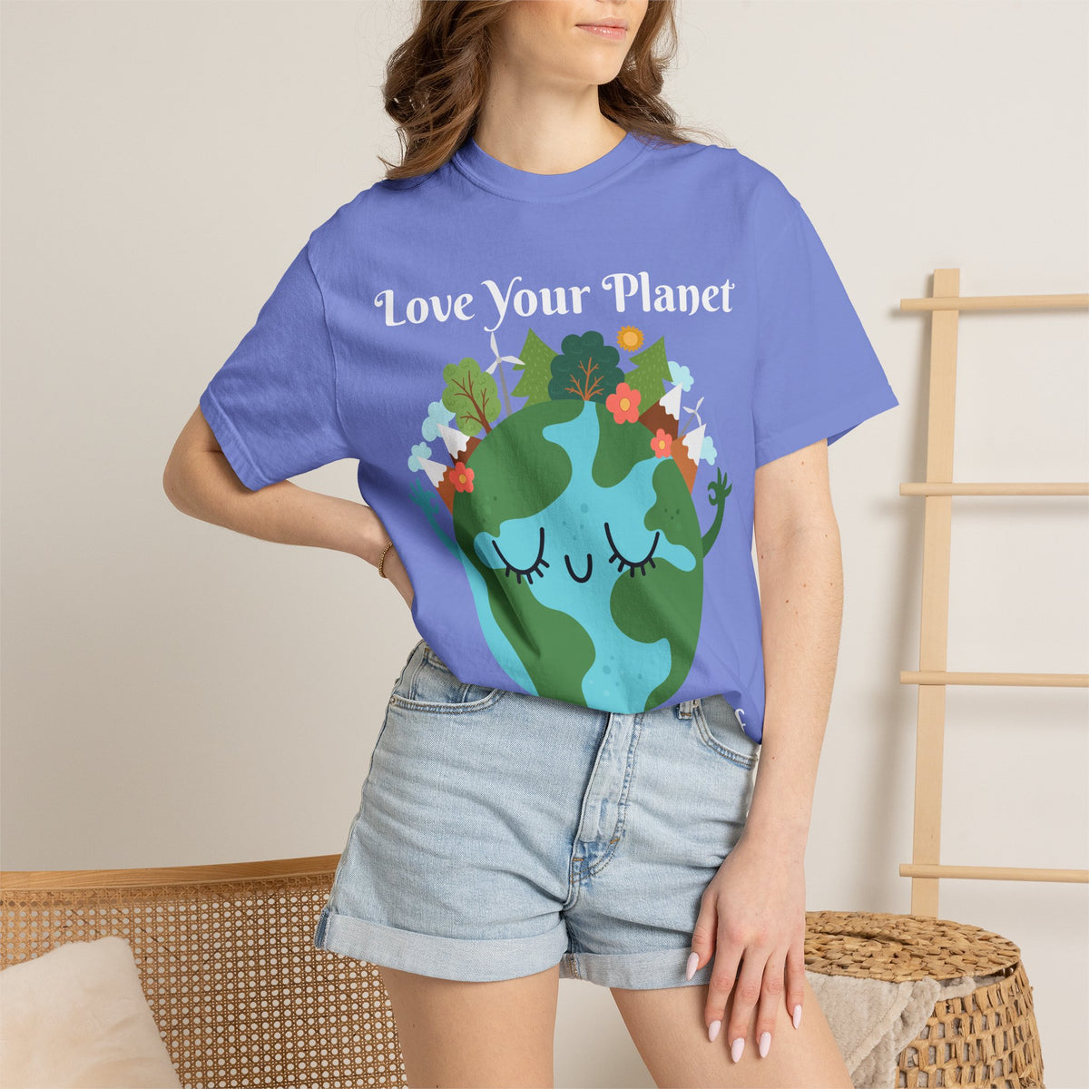 Love Your Planet Love Yourself T-Shirt — Earth Day Eco-Friendly Graphic Tee