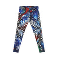 Snowflake Flourish Leggings — Women's Festive Winter Print Leggings