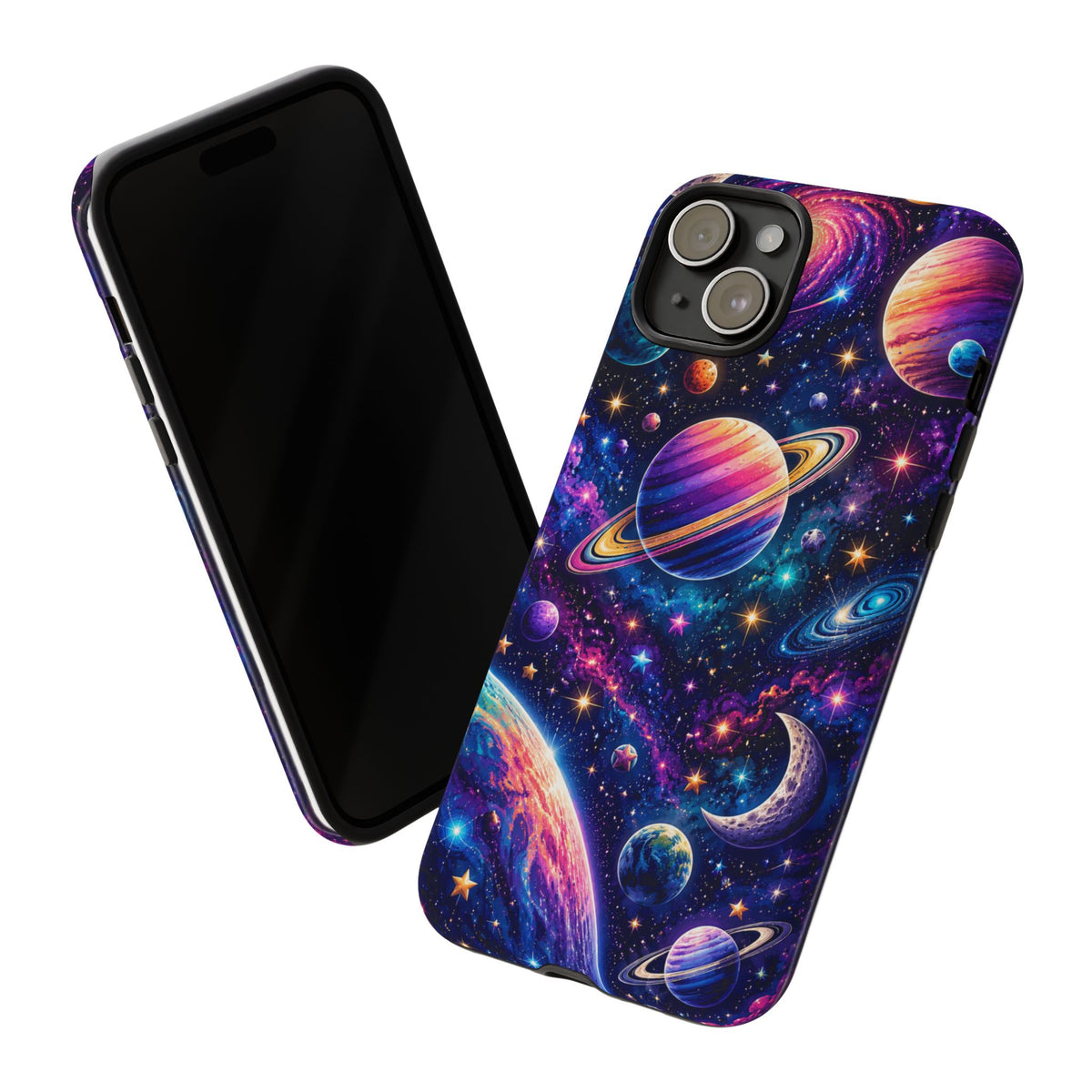 Colorful Galaxy Planets phone case | Tough Case